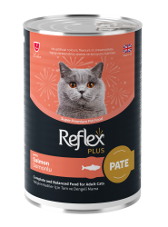 Reflex Plus Pate İçinde Et Parçacıklı Somonlu Yetişkin Kedi Konservesi 395 Gr (12 Adet) - 1