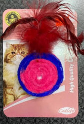 Catlife Kediler İçin Tüylü Gökkuşağı Oyuncak - CATLİFE