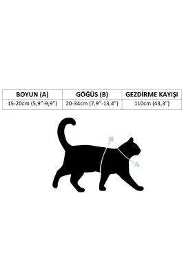 Collarspaws Gökkuşağı Kedi Gezdirme Gögüs Seti - 2