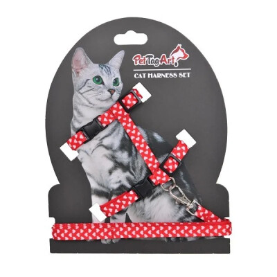 Collarspaws Kalp Kedi Gezdirme Gögüs Seti - COLLARSPAWS