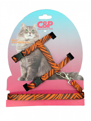 Collarspaws Tıger Kedi Gezdirme Gögüs Seti - COLLARSPAWS