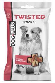 Dog Plus Twisted Sticks Burgu Çubuk Köpek Ödülü 100gr - 1