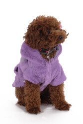 Doredog Luxury Teddy Bear Coats Köpek Mont Mor Xl - 1