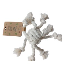 Ellie Pet Doğal Pamuklu Köpekler İçin Diş Kaşıma İpi Açık Mavi - ELLİE PET