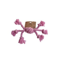 Ellie Pet Doğal Pamuklu Köpekler İçin Diş Kaşıma İpi Pembe - ELLİE PET