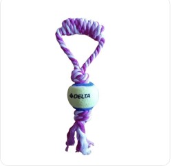 Ellie Pet Evcil Hayvan Örgü İpi Ve Diş Kaşıma Oyun Topu (Ekru) - ELLİE PET