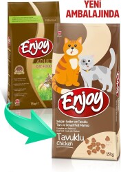 Enjoy tavuklu yetişkin kedi maması15 Kg - ENJOY