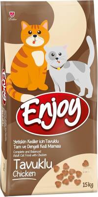 Enjoy tavuklu yetişkin kedi maması15 Kg - 1