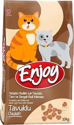 Enjoy Tavuklu Yetişkin Kedi Maması 10 kg - 1