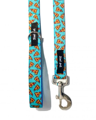 Jimi Pet Pizza Model Köpek Gezdirme Kayışı Medium - JİMİ 