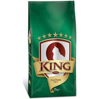 King Balıklı Yetişkin Kedi Maması 15 kg - 1