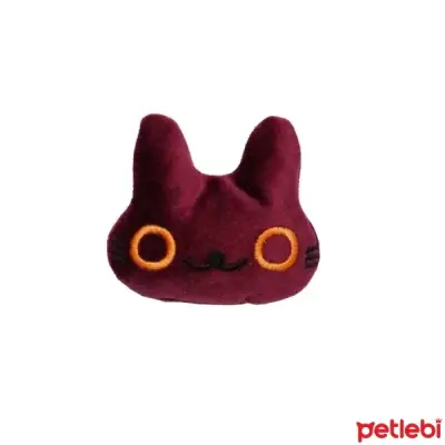 Matatabi Cats Sesli Matatabili Kedi Oyuncağı 8cm Bordo - 1