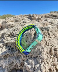 Redzill Neon Ocean Paracord Köpek Boyun Tasması (Medium) 34cm 40cm - 6