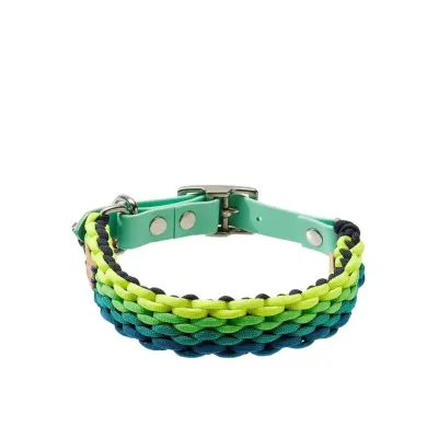 Redzill Neon Ocean Paracord Köpek Boyun Tasması (Medium) 34cm 40cm - 1