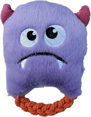 Pet Toys Evcil Hayvan Vampir İpli Ve Sesli Diş Kaşıma Oyuncakları (Mavi) - 1