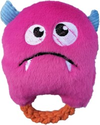 Pet Toys Evcil Hayvan Vampir İpli Ve Sesli Diş Kaşıma Oyuncakları (Sarı) - PET TOYS