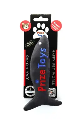 Prize Toys Balık Kedi Sesli Peluş Oyuncak - 1