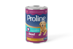 Proline Dana Etli Pate İçinde Et Parçacıklı Köpek Konservesi Maması 395 Gr (24 Adet) - 1