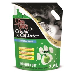 Proline Elma Kokulu Silika Kristal Kedi Kumu 7,6 L - PROLİNE