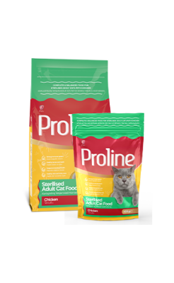 Proline Tavuklu Kısırlaştırılmış Yetişkin Kedi Maması 1,2 Kg - 1