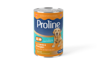 Proline Kuzu Etli Ve Bal Kabaklı Pate İçinde Et Parçacıklı Köpek Konservesi 395 Gr (12 Adet) - 1