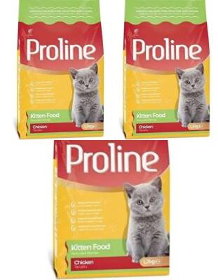 Proline Tavuklu Yavru Kedi Maması 1.2 kg (3 adet) - 1