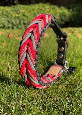 Redzill Flamingo Paracord Köpek Boyun Tasması Large 41-47 cm - 4