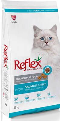 Reflex Sterilised Balıklı Kısırlaştırılmış Yetişkin Kedi Maması 15 kg - 1