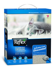 Reflex Sensitive Kokusuz 10 lt Topaklanan Kedi Kumu - REFLEX