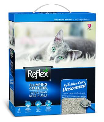 Reflex Box Sensitive (Naturel) Kedi Kumu 6 lt - 1