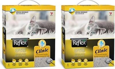 Reflex Clinic Topaklanan Kedi Kumu 6 Lt. (2 Adet) - 1