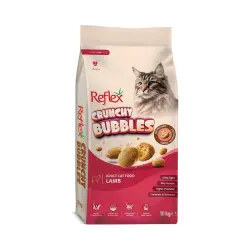 Reflex Crunchy Bubbles Kuzu Etli Yetişkin Kedi Maması 10 Kg - 1