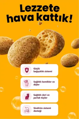 Reflex Crunchy Bubbles Somonlu Kısırlaştırılmış Yetişkin Kedi Maması 10 Kg - 2