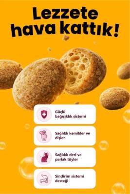 Reflex Crunchy Bubbles Tavuklu Kısırlaştırılmış Yetişkin Kedi Maması 10 Kg (2 Adet) - 3