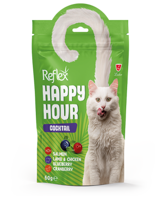 Reflex Happy Hour Cocktaıl Destekleyici Kedi Ödül Maması 60 gr - 1