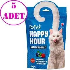 Reflex Happy Hour Healthy Bones Sağlıklı Kemikler İçin Destekleyici Kedi Ödül Maması 60 gr (5 Adet) - 1