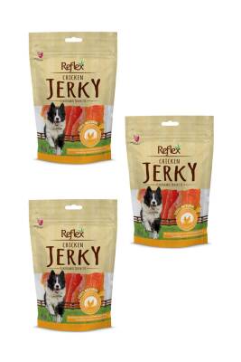 Reflex Jerky Tavuk Parçalı Köpek Ödül Maması 80G (3 Adet) - 1