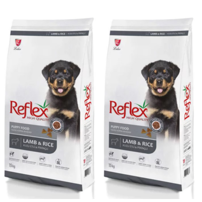 ​Reflex Kuzu Etli ​​&​​ Pirinçli Yavru Köpek Maması​ 10 kg (2 Adet ) - 1