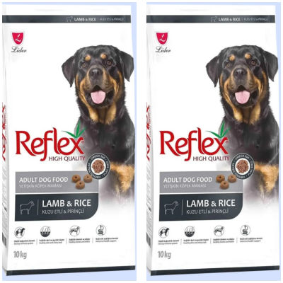 Reflex Kuzu Etli & Pirinçli Yetişkin Köpek Maması 10 kg (2 Adet ) - 1