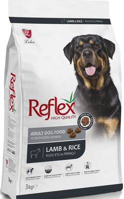 Reflex Kuzu Etli Pirinçli Yetişkin Köpek Maması 3 kg - 1