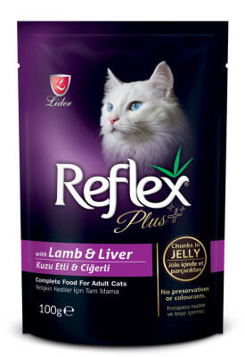 Reflex Kuzu Ciğer Islak Kedi Maması 100 Gr - 1