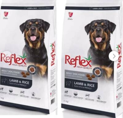 Reflex Kuzulu Pirinçli Yetişkin Köpek Maması 3kg (2 Adet ) - 1