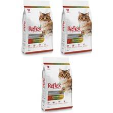 Reflex Multicolour Renkli Taneli Yetişkin Kedi Maması 2 kg (3 Adet) - 1