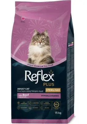 Reflex plus Biftekli Kısırlaştırılmış Kedi Maması 15 Kg - 1
