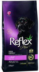 Reflex Plus Biftekli Yüksek Enerjili Yetişkin Köpek Maması 15 Kg - 1