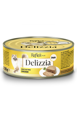 Reflex Plus Delizzia Kıyılmış Tavuklu Kedi Yaş Maması 85 Gr (12 Adet) - 1