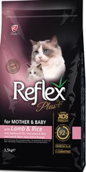 Reflex Plus Kuzu Etli Pirinçli Anne Ve Yavru İçin Kedi Maması 1,5 Kg - REFLEX PLUS