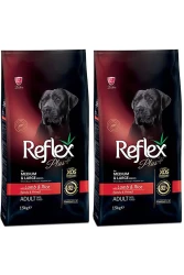 Reflex Plus Kuzulu Pirinçli Orta Büyük Irk Yetişkin Köpek Maması 3 kg (2 Adet) - REFLEX PLUS