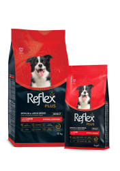 Reflex Plus Kuzulu Pirinçli Orta Büyük Irk Yetişkin Köpek Maması 3 Kg - REFLEX PLUS