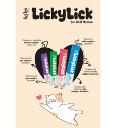 Reflex Plus LickyLick Sıvı Kedi Ödül Maması 15 Gr (72 Adet) - 2
